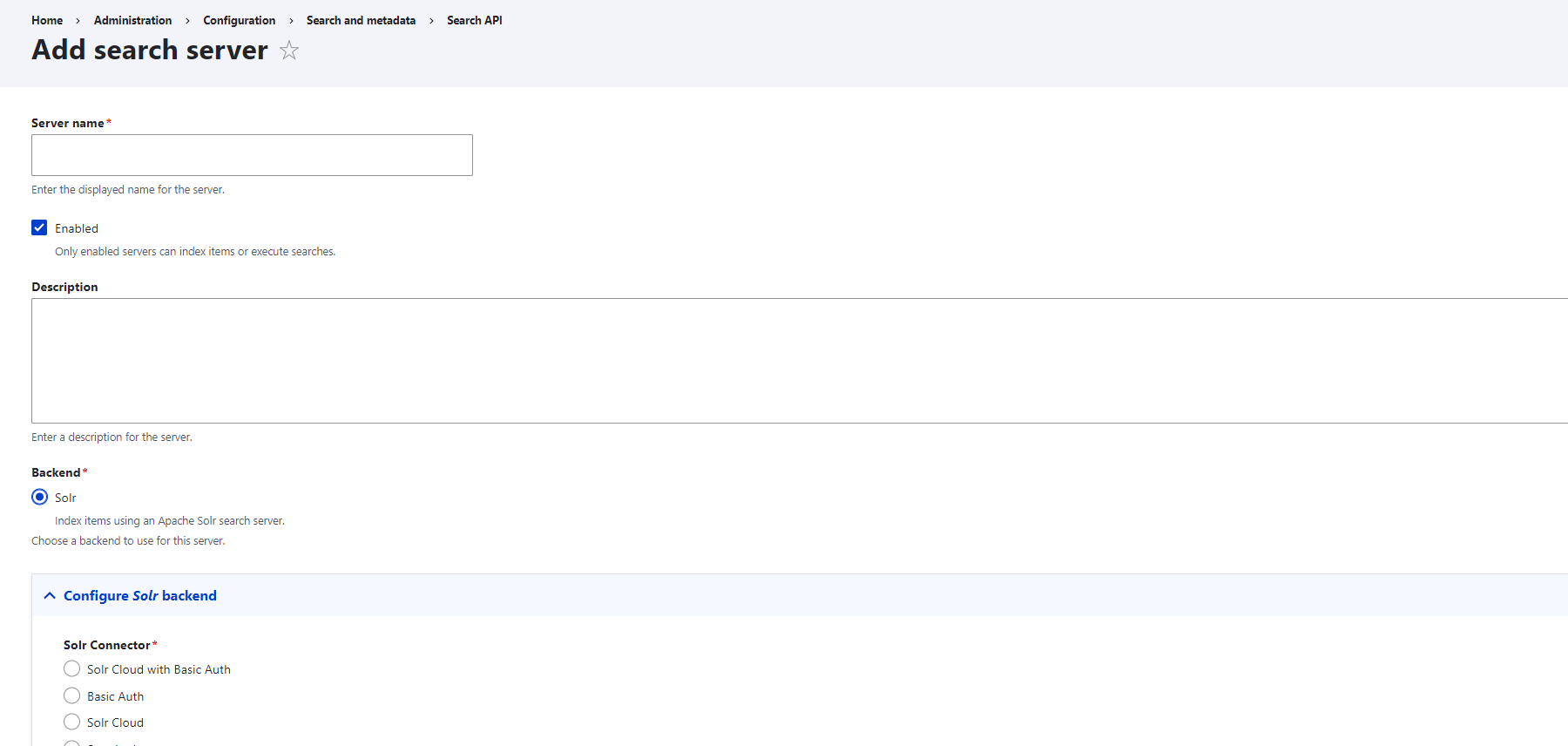 solar configure